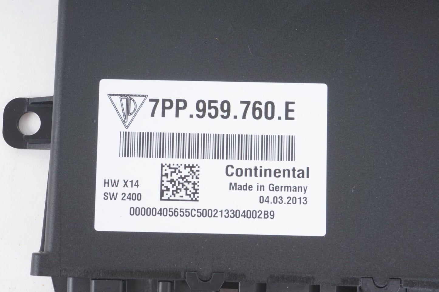 2011-2018 PORSCHE CAYENNE FRON SEAT CONTROL MODULE 7PP959760E OEM