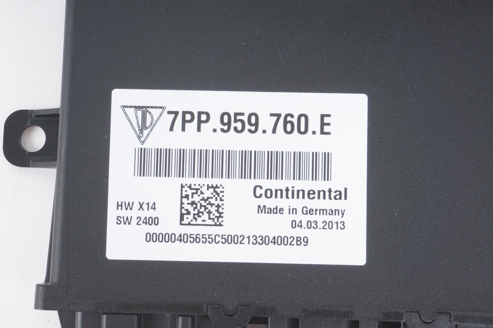 2011-2018 PORSCHE CAYENNE FRON SEAT CONTROL MODULE 7PP959760E OEM