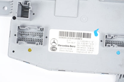 14-17 Mercedes S550 W222 Front Left Side SAM Fuse Box Module 2229005112 OEM