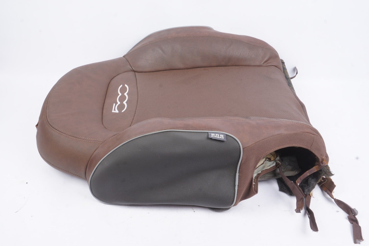 2016 - 2018 FIAT 500X FRONT SEAT BACK COVER RIGHT - BROWN