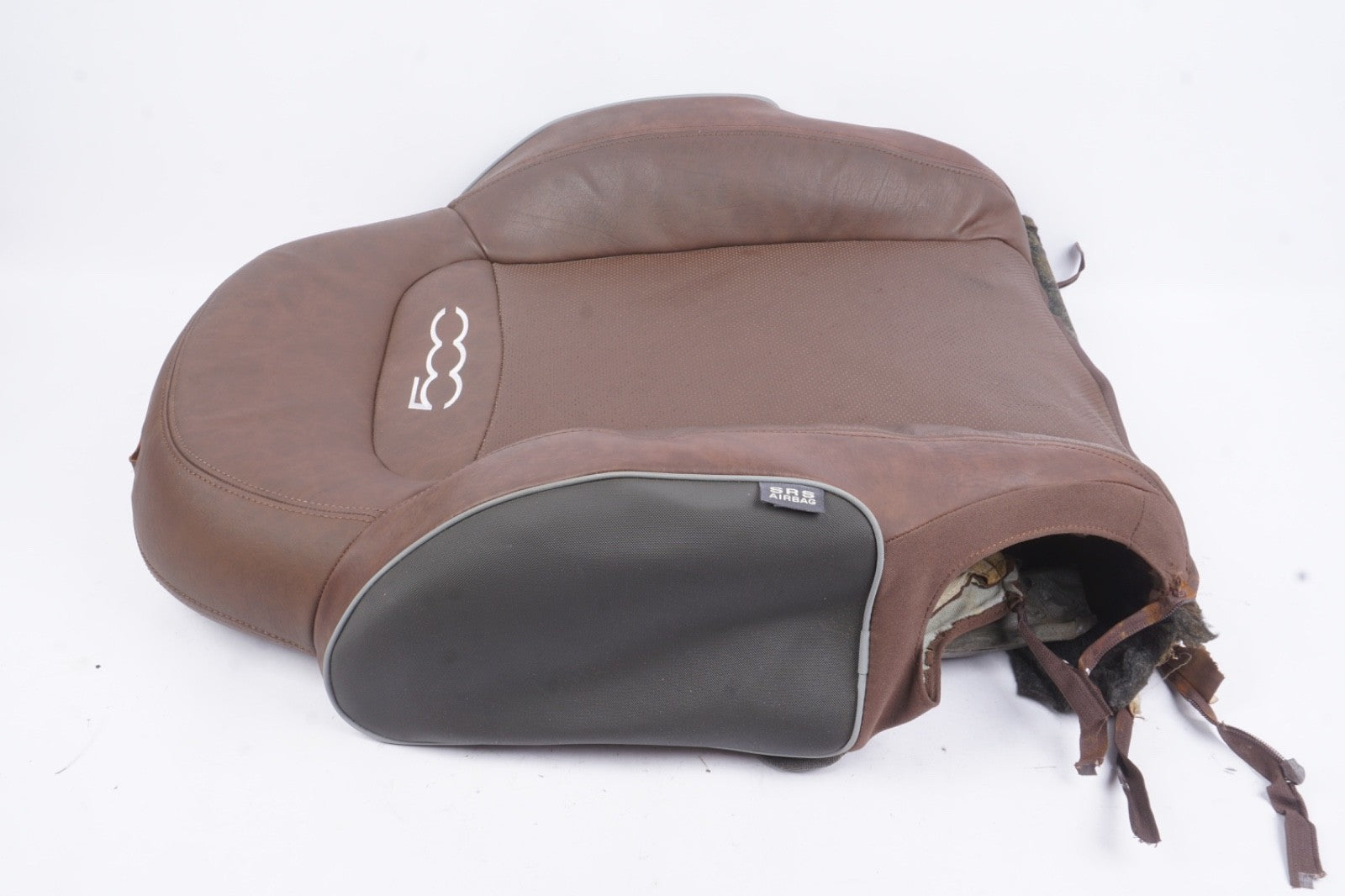 2016 - 2018 FIAT 500X FRONT SEAT BACK COVER RIGHT - BROWN
