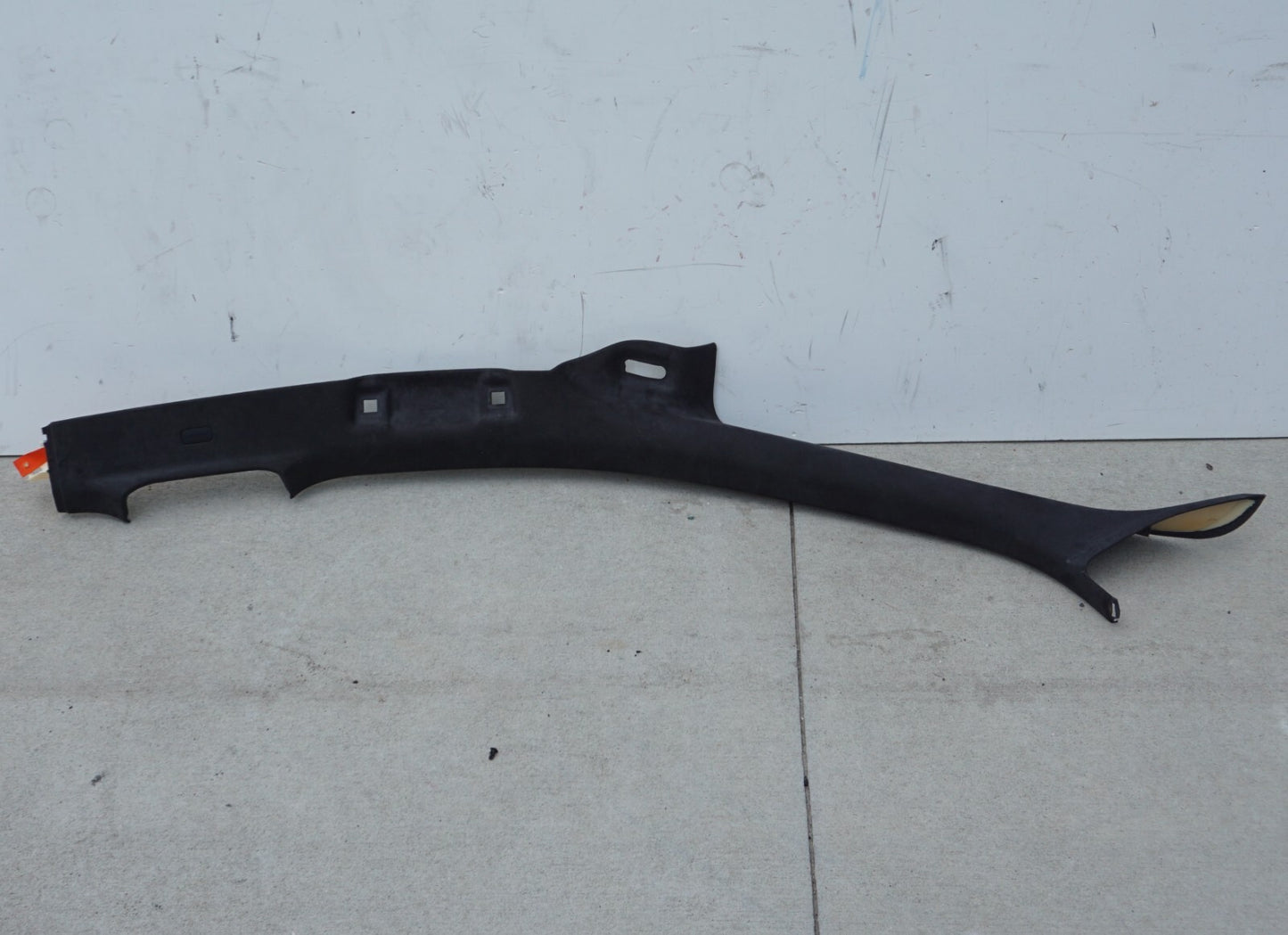 11-17 AUDI A8 A8L S8 FRONT LEFT A PILLAR TRIM COVER ALCANTARA OEM