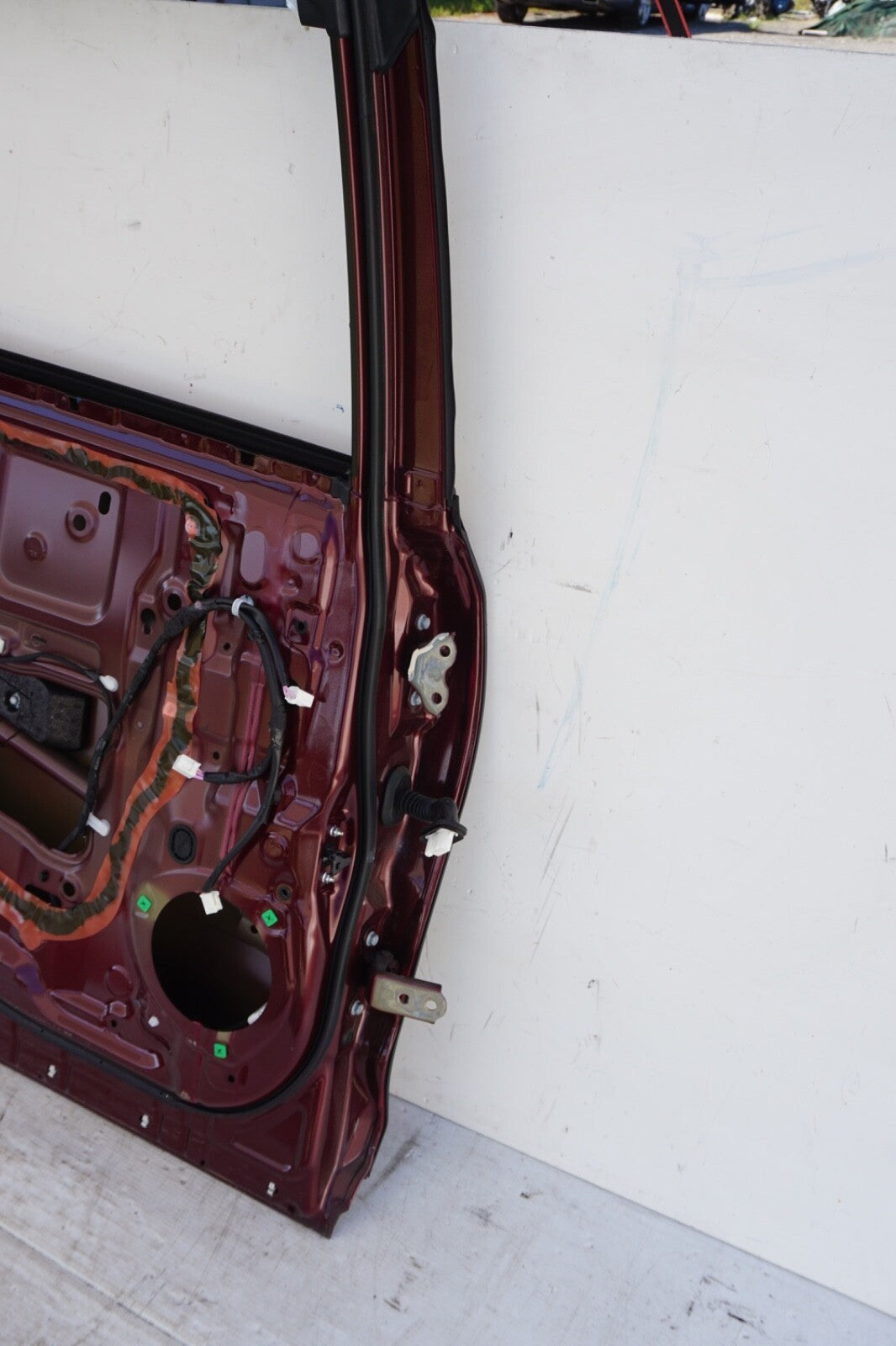 2014-2019 Toyota Highlander Rear Driver Door Shell - RED