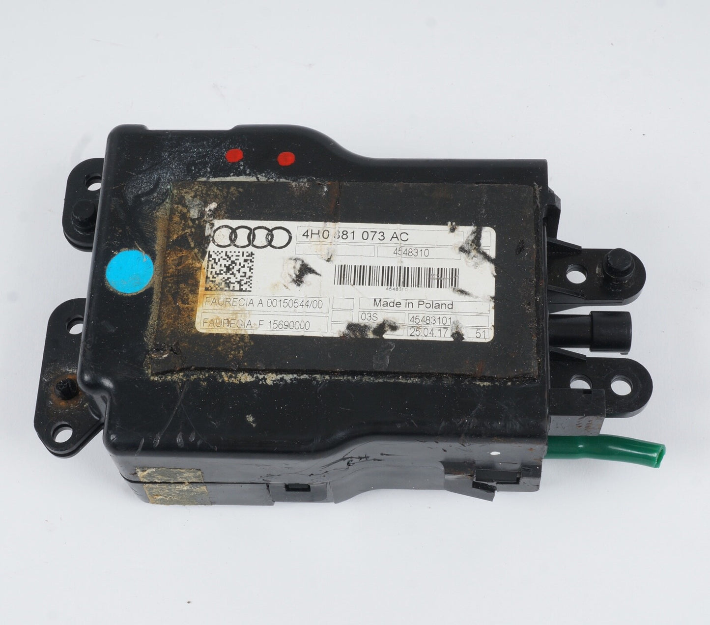 2011 - 2018 AUDI A8 L FRONT LEFT DRIVER SIDE SEAT AIR PUMP OEM 4H0881073