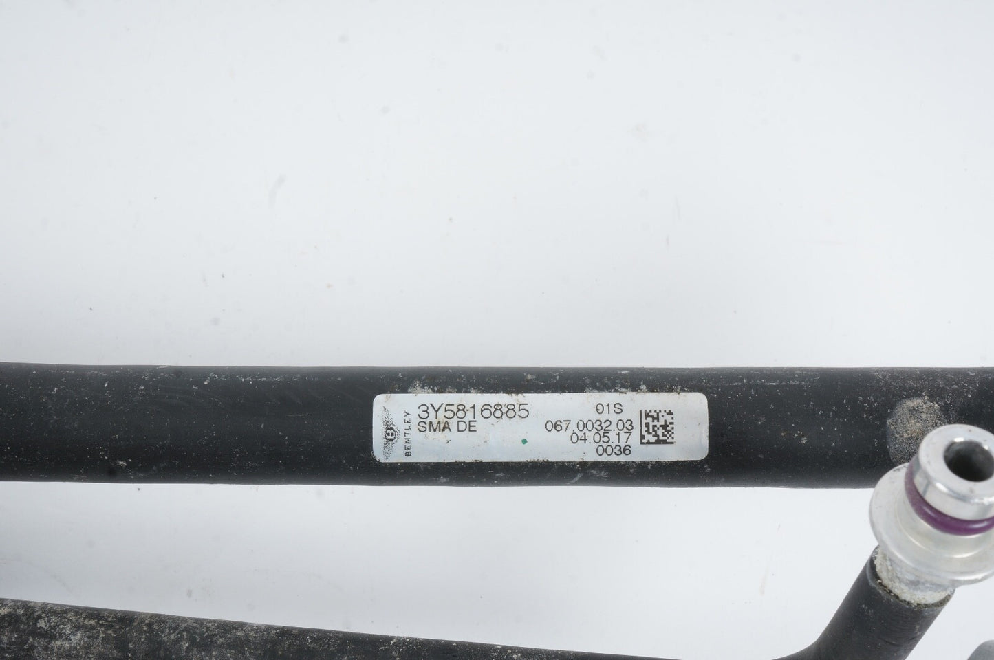 2010 - 2020 Bentley Mulsanne HVAC Heater Coolant Water Line Hose Pipe