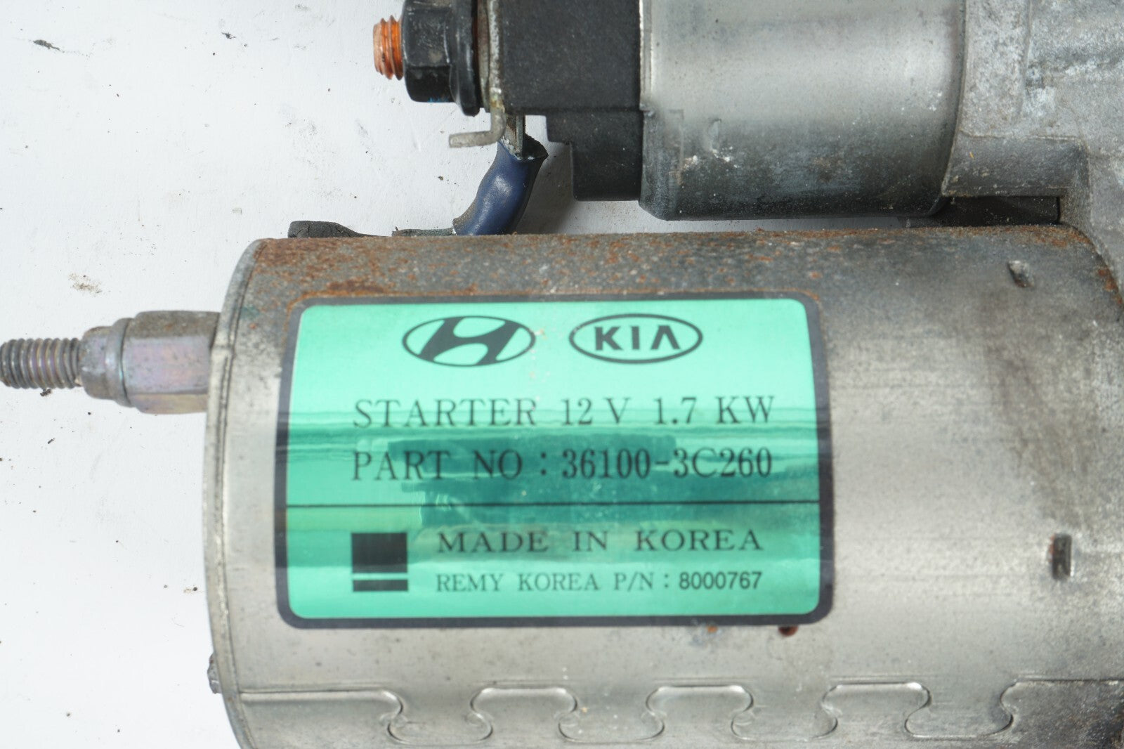 2013-2018 HYUNDAI SANTA FE 3.3L STARTER MOTOR 36100-3C260 OEM