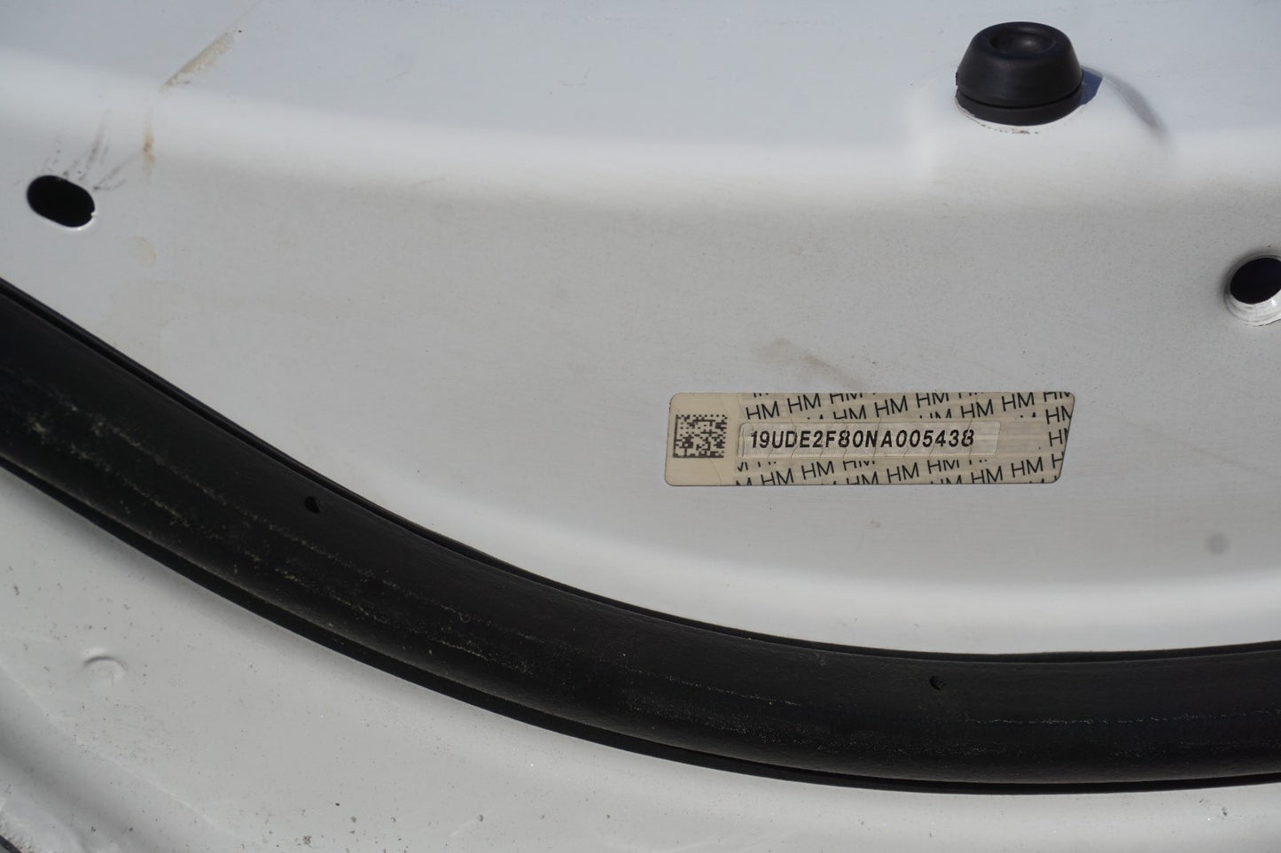 2016 - 2022 Acura ILX Rear Left Driver Side Door Shell OEM