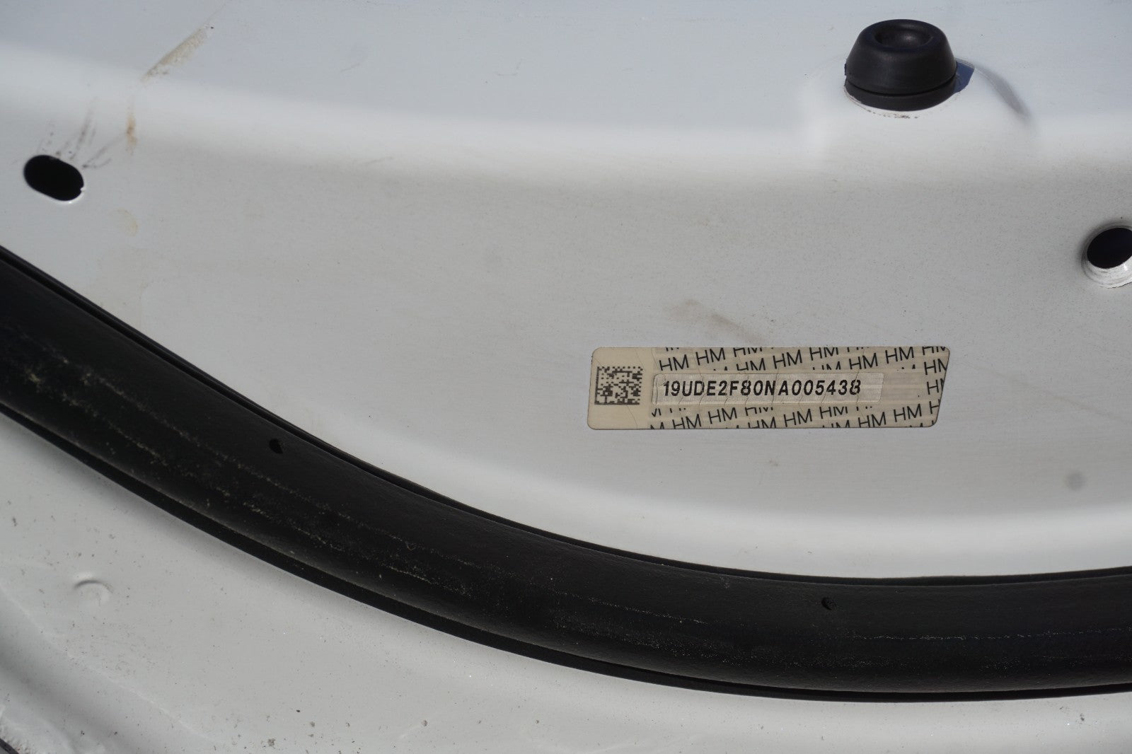2016 - 2022 Acura ILX Rear Left Driver Side Door Shell OEM
