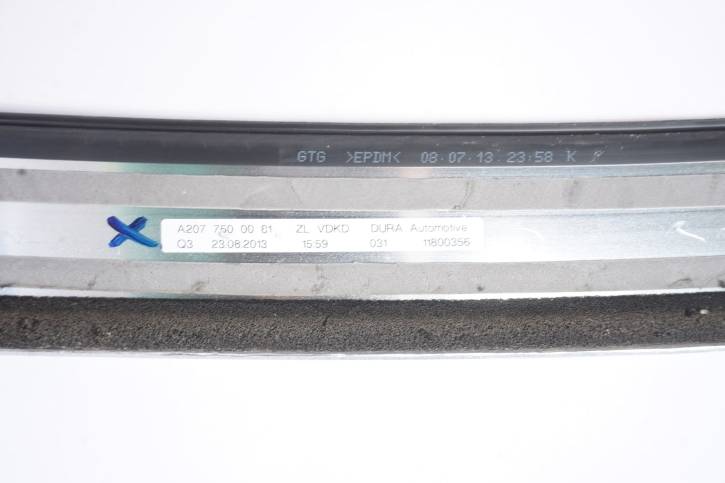 2010 - 2017 Mercedes E350 E400 E550 Convertible Deck Lid Chrome Molding