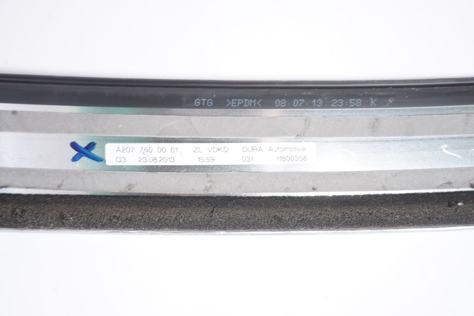 2010 - 2017 Mercedes E350 E400 E550 Convertible Deck Lid Chrome Molding