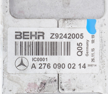 14-17 Mercedes S550e W222 3.0L Intercooler Radiator A2760900214 OEM