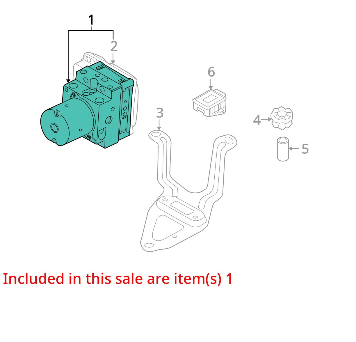 2007-2013 Bmw X5 Abs Pump Control Module