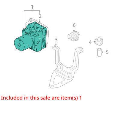 2007-2013 Bmw X5 Abs Pump Control Module