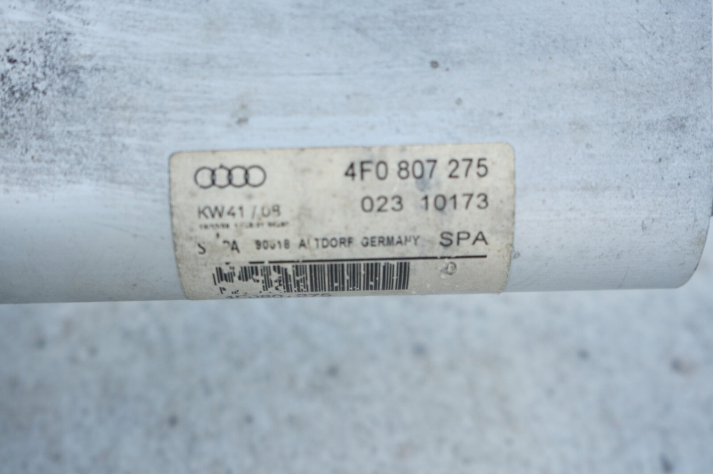2005-2011 Audi A6 Rear Bumper Reinforcement Impact Bar Rebar OEM 