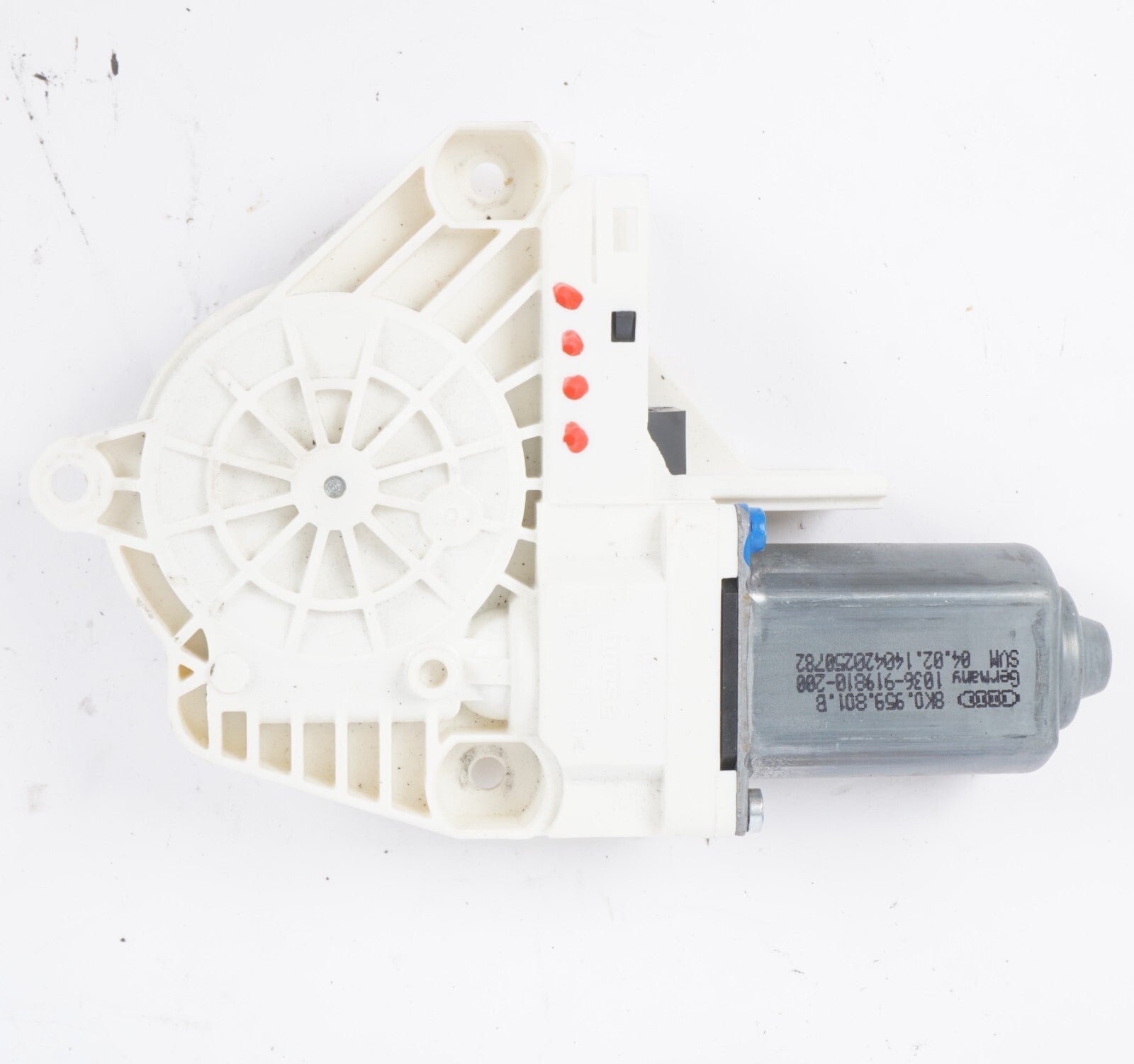 12-17 AUDI A8L A8 Rear Right Passenger Side Door Window Motor  OEM