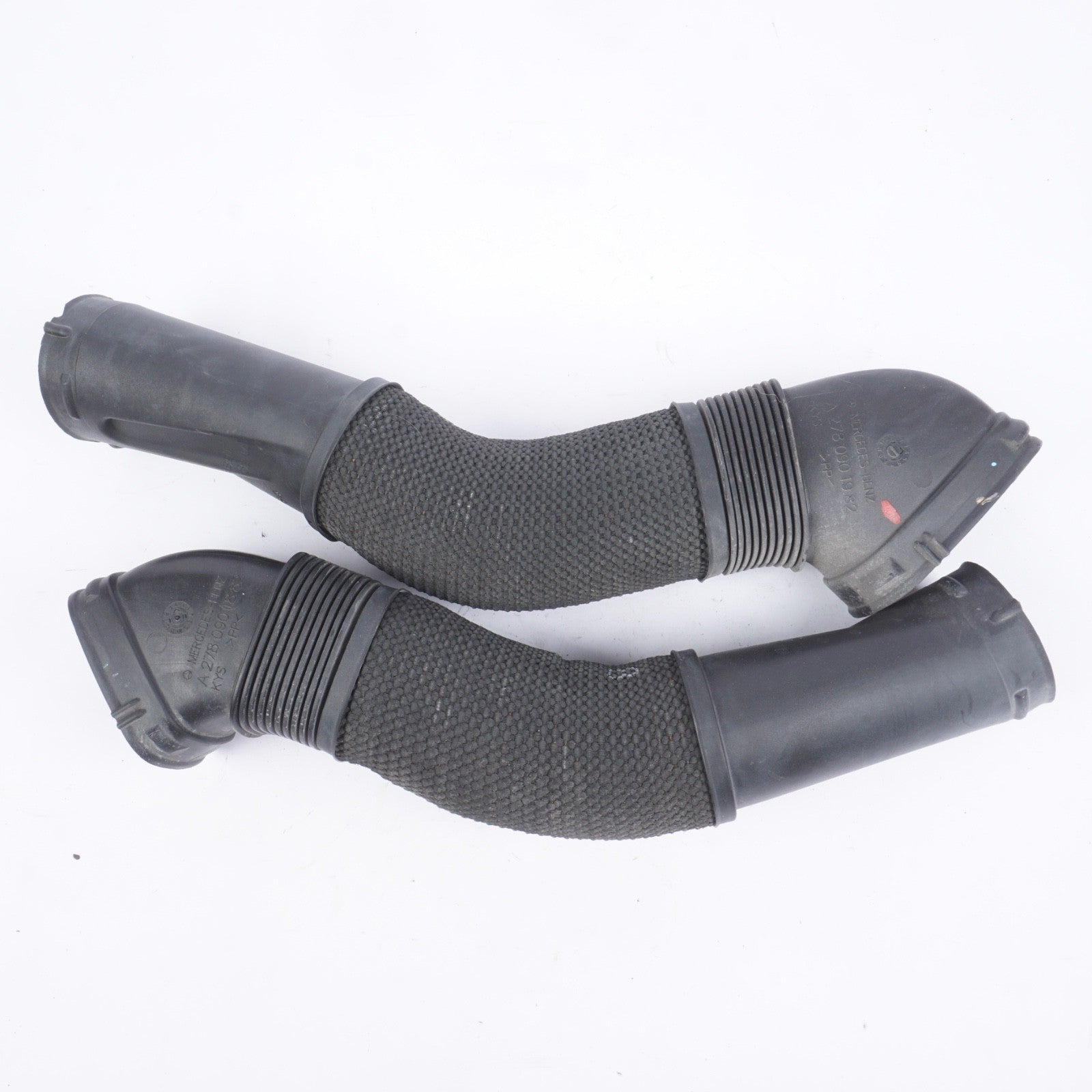2012 - 13  W221 MERCEDES BENZ S550 AIR INTAKE HOSE DUCT LINE LEFT AND RIGHT PAIR