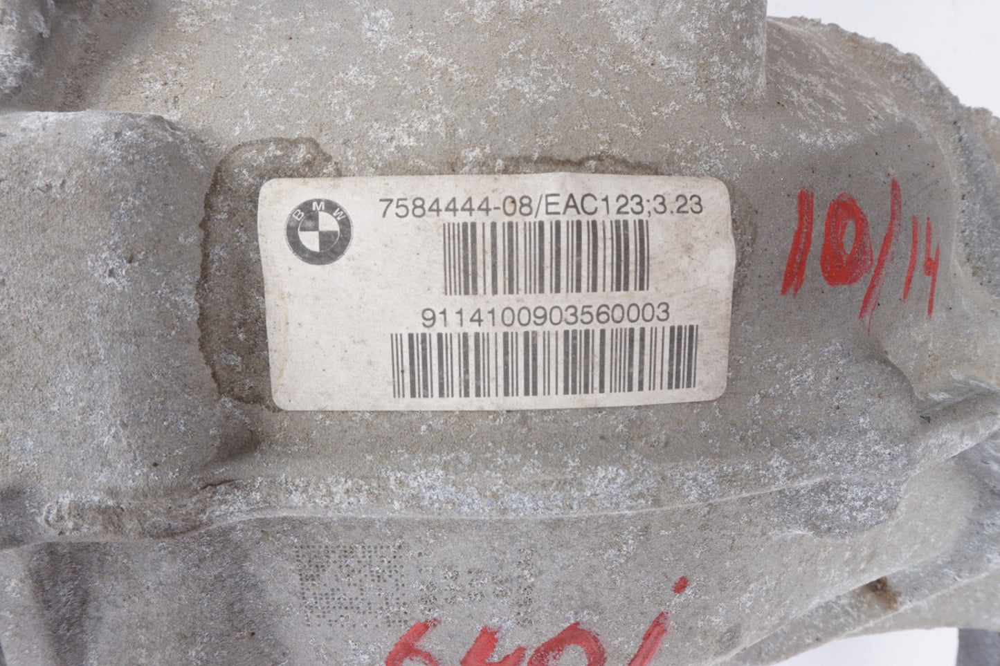 12-18 BMW F06 F12 F13 640I REAR DIFFERENTIAL CARRIER 3.23 RATIO