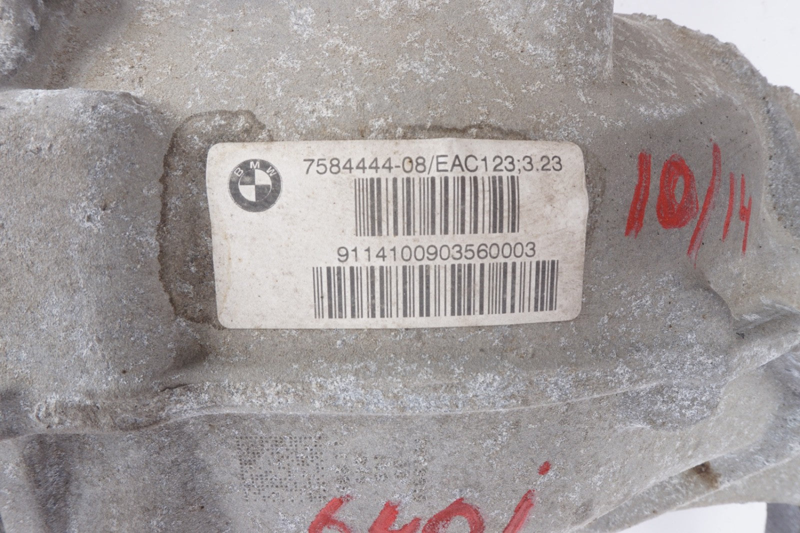 12-18 BMW F06 F12 F13 640I REAR DIFFERENTIAL CARRIER 3.23 RATIO