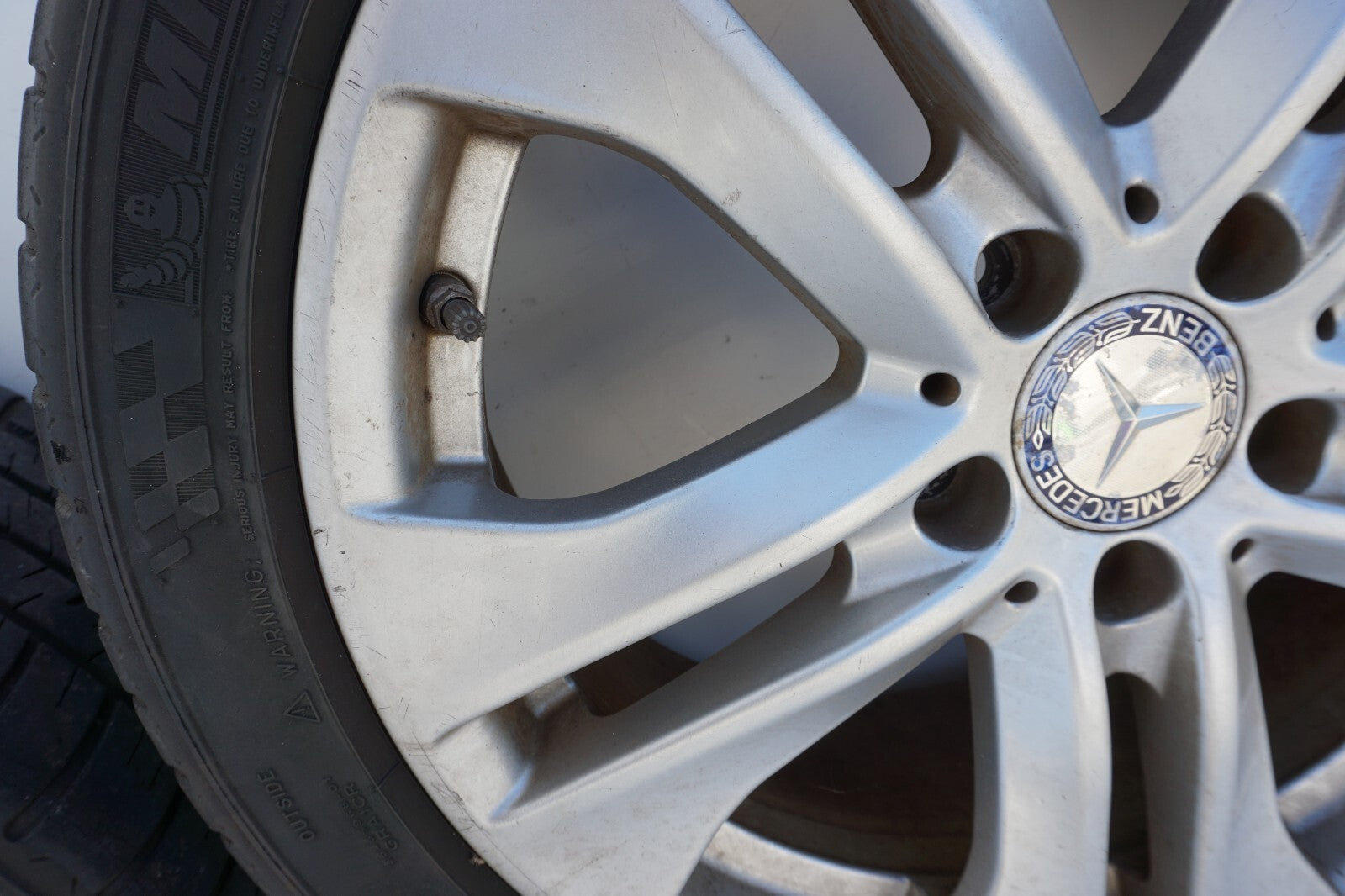 08-14 Mercedes C250 C300 C350 W204 ALLOY WHEEL RIM & TIRE R17 SET OF 4 OEM