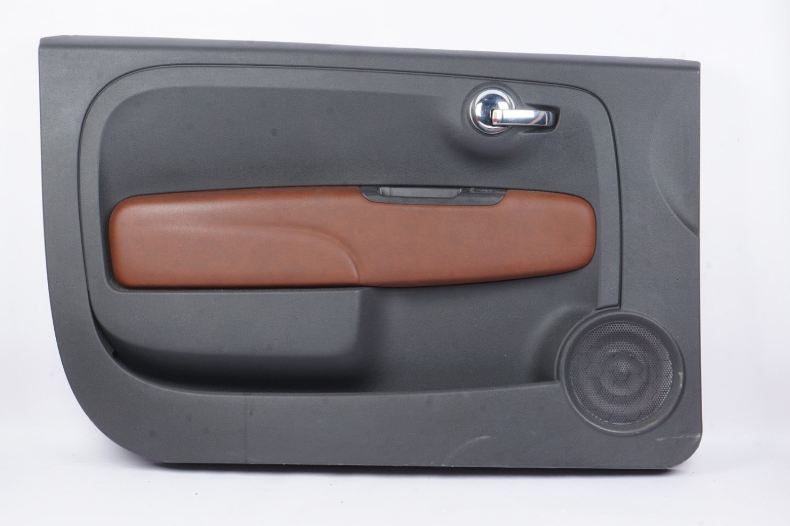 12-19 Fiat 500 Abarth Coupe Left Leather Interior Door Trim Panel