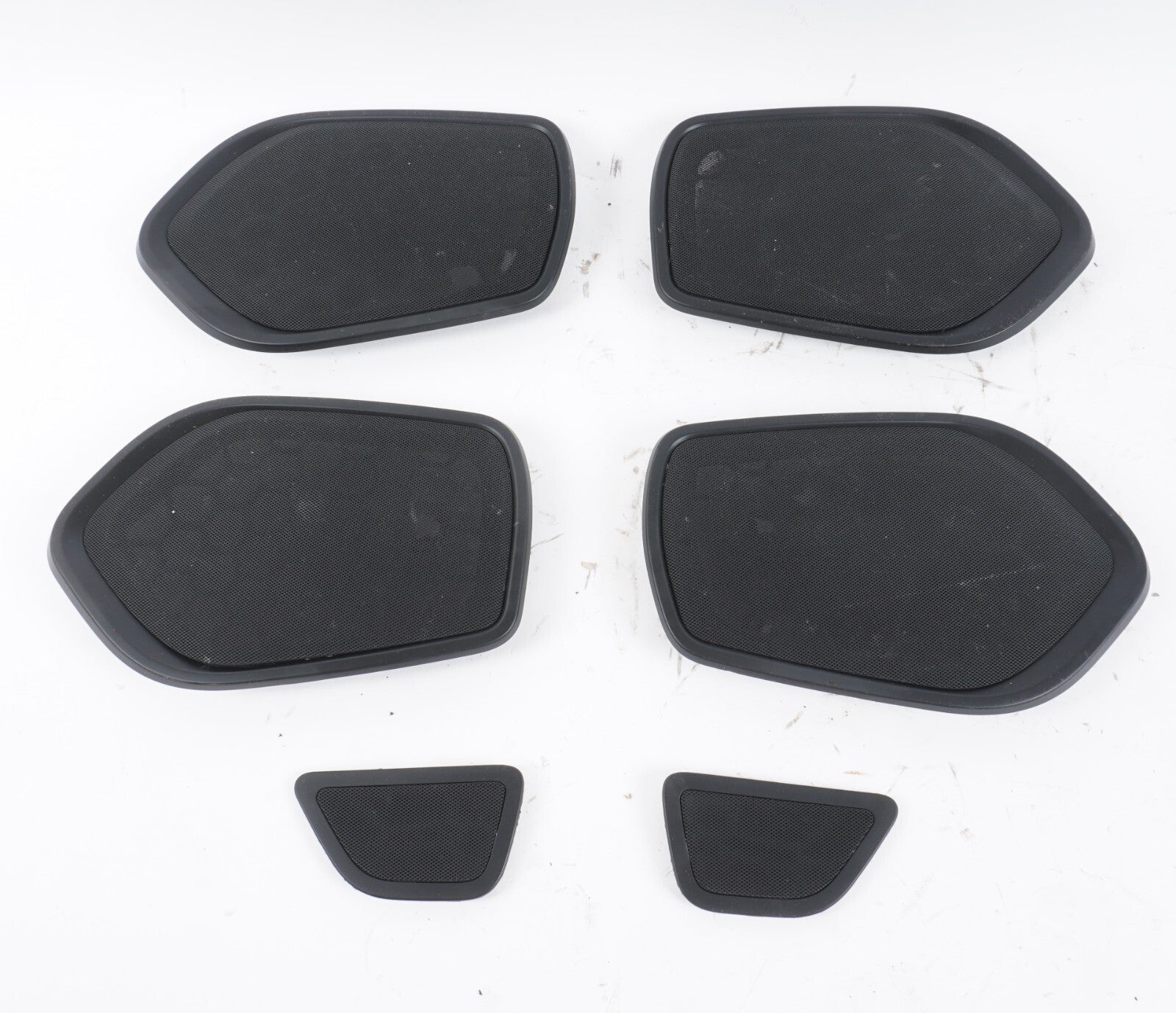 2014-2019 MASERATI GHIBLI DOOR PANEL SPEAKER COVER GRILL SET OF 6 OEM