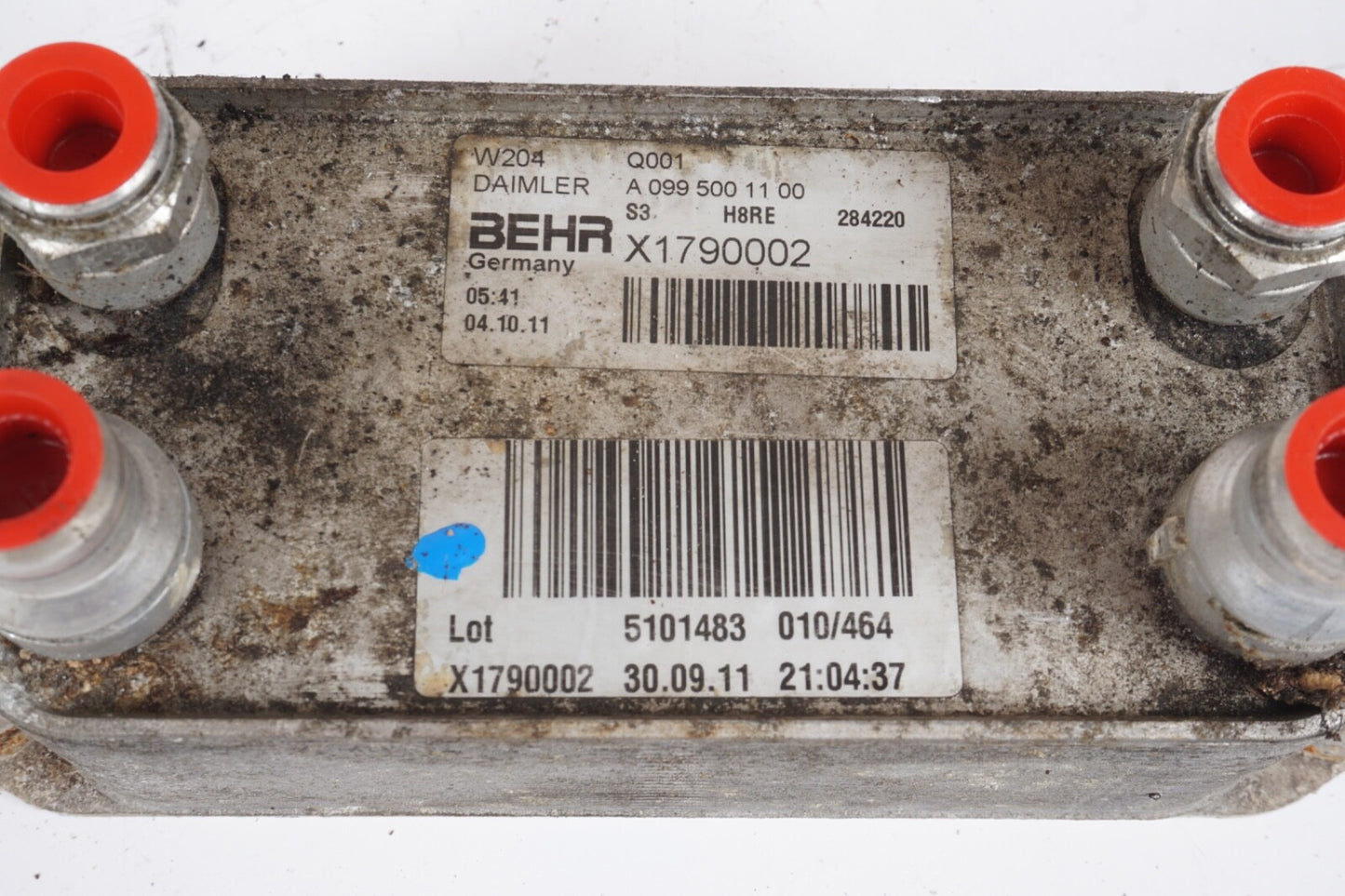 12-2014 MERCEDES W204 C250 AUTOMATIC TRANSMISSION OIL COOLER A0995001100 OEM