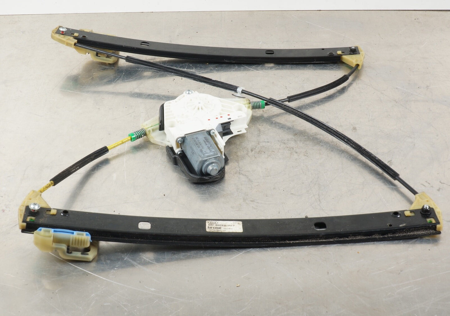 2011-2017 AUDI A8 L REAR RIGHT PASSENGER SIDE DOOR WINDOW REGULATOR OEM