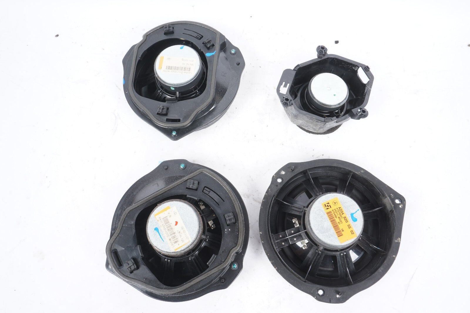 2008-2014 Mercedes W204 C250 C300 Audio Speaker SET Of 4 OEM