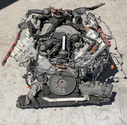 2011 2013 AUDI A8 4.2L Motor V8 Engine Motor With Wiring Harness OEM 114k Miles