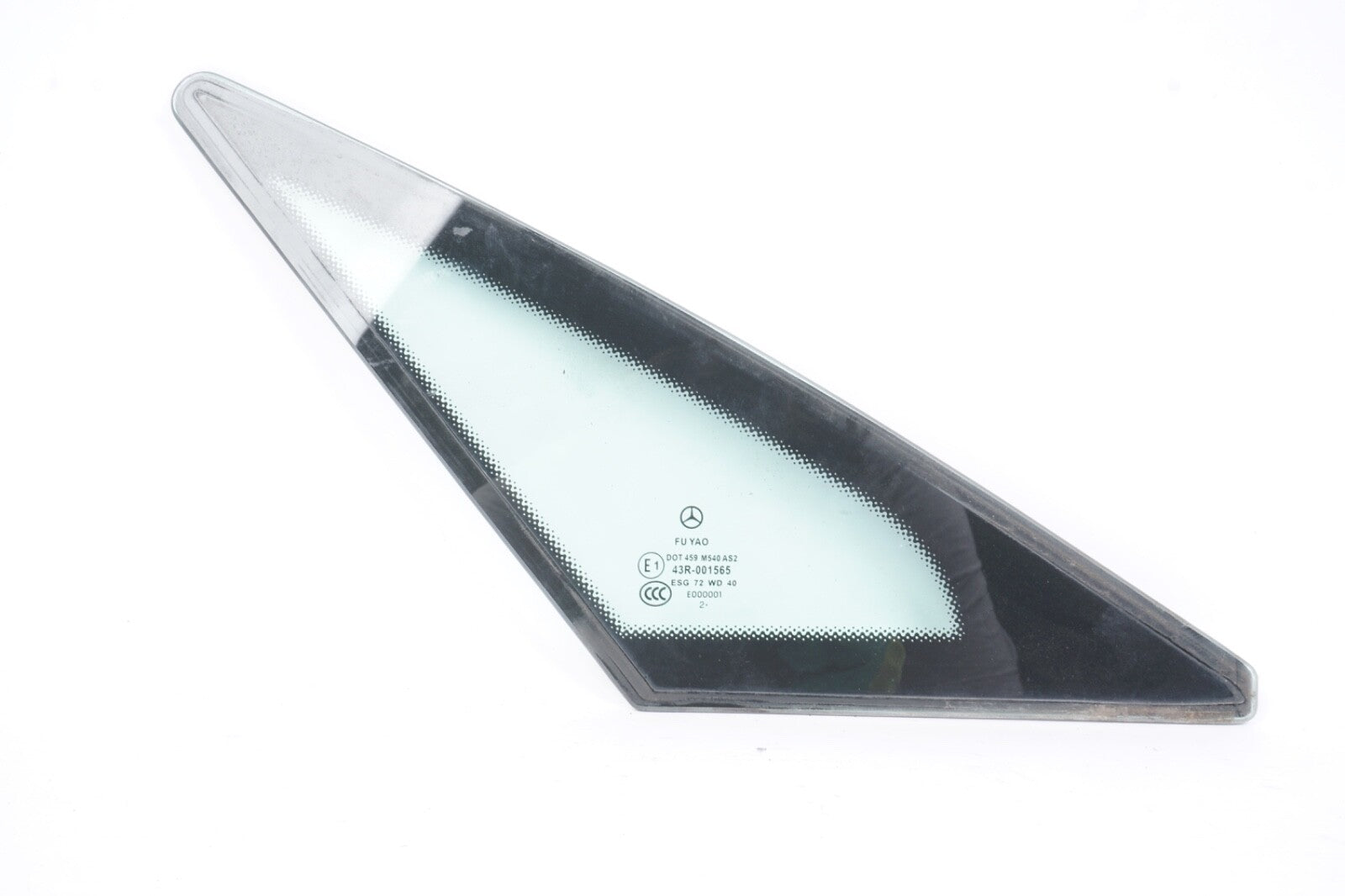 10-17 Mercedes W207 E350 E550 Coupe Rear Left Side Quarter Window Glass OEM