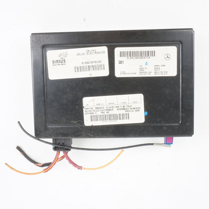 07-09 MERCEDES W221 S550 S600 SIRIUS SATELLITE RADIO CONTROL MODULE 2218207789