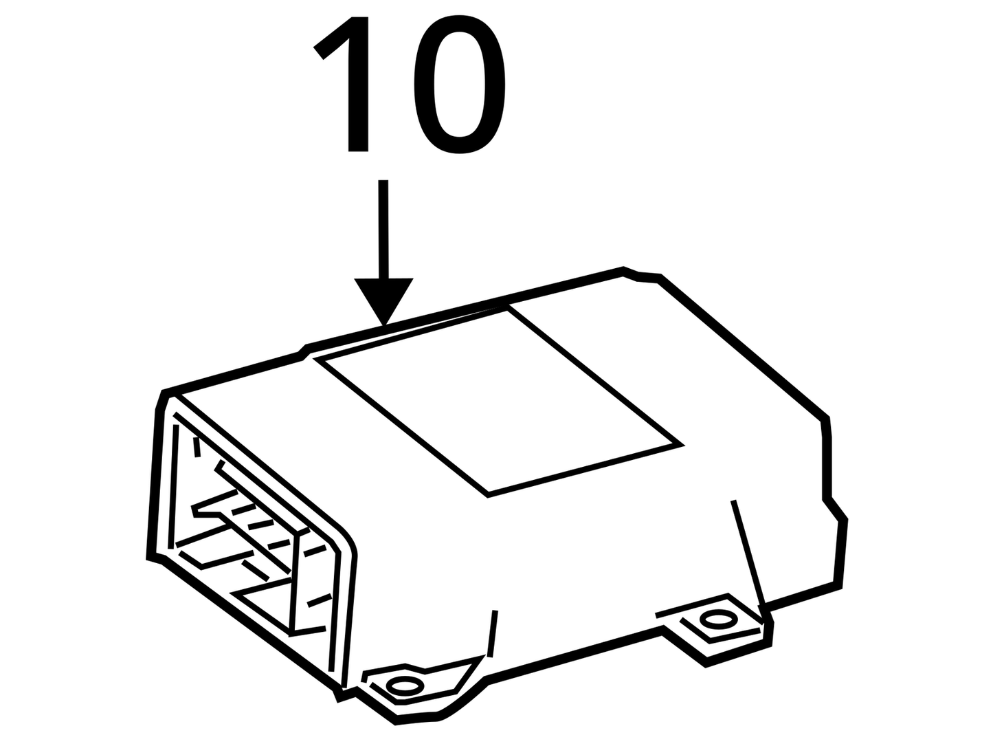 2012-14 MERCEDES C-CLASS W204 C300 Id 2049012804 control module