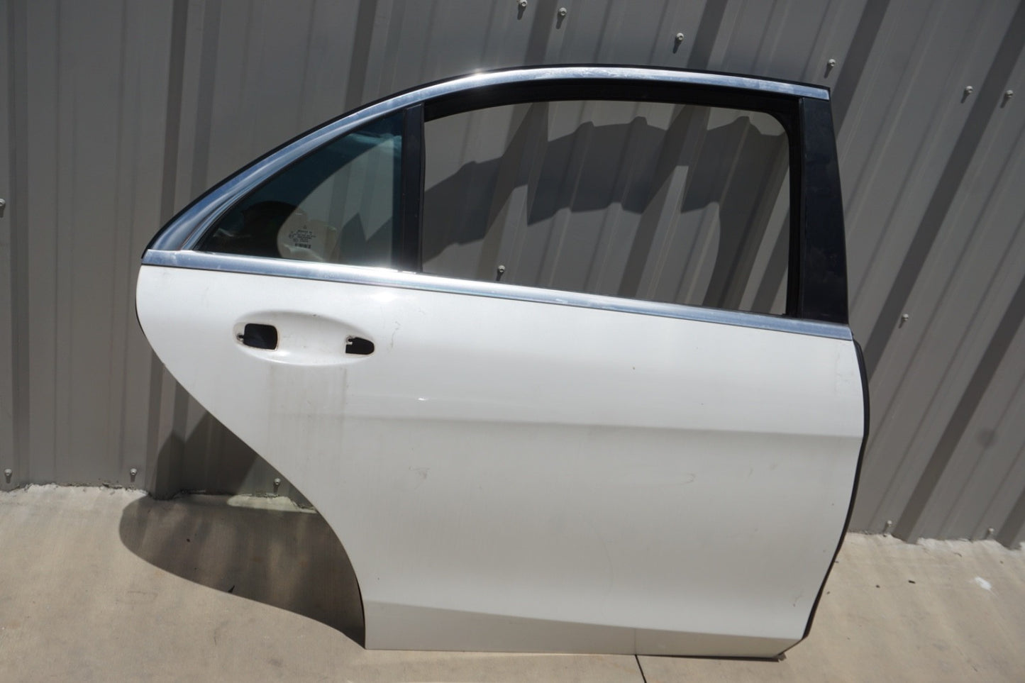 14-20 Mercedes W222 S550 S560 S600 Rear Right Side Door Shell Diamond White