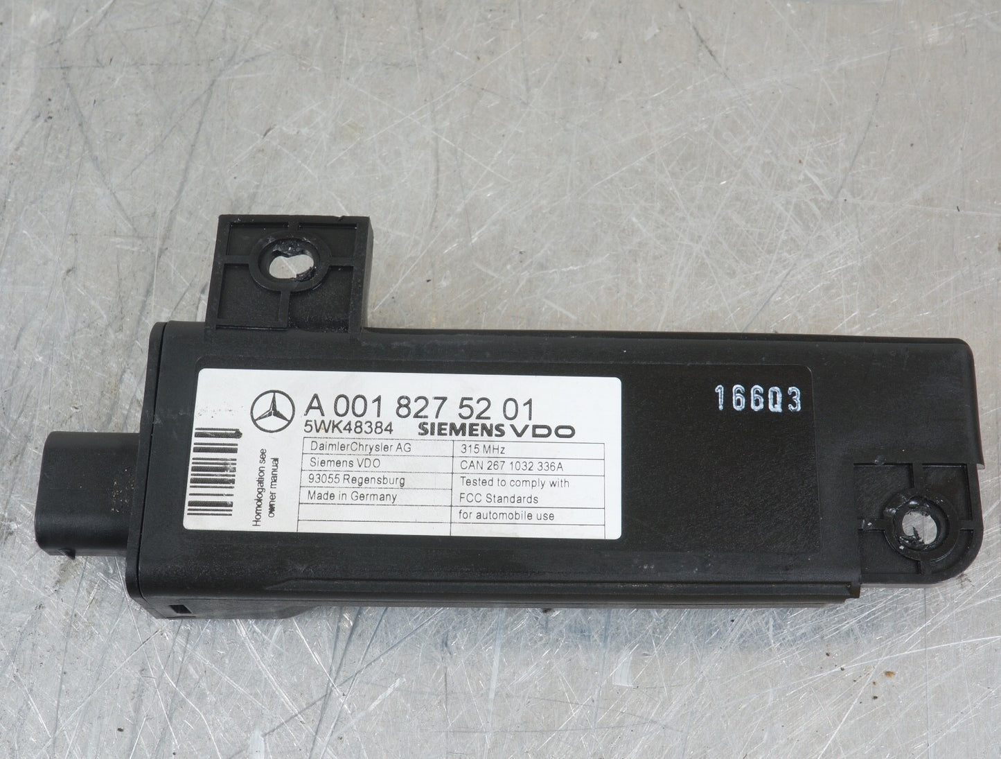 2007 - 2010 MERCEDES S 550 CL550 TIRE PRESSURE MONITORING SENSOR 0018275201