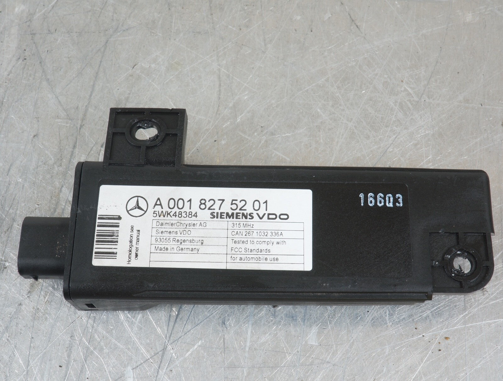 2007 - 2010 MERCEDES S 550 CL550 TIRE PRESSURE MONITORING SENSOR 0018275201