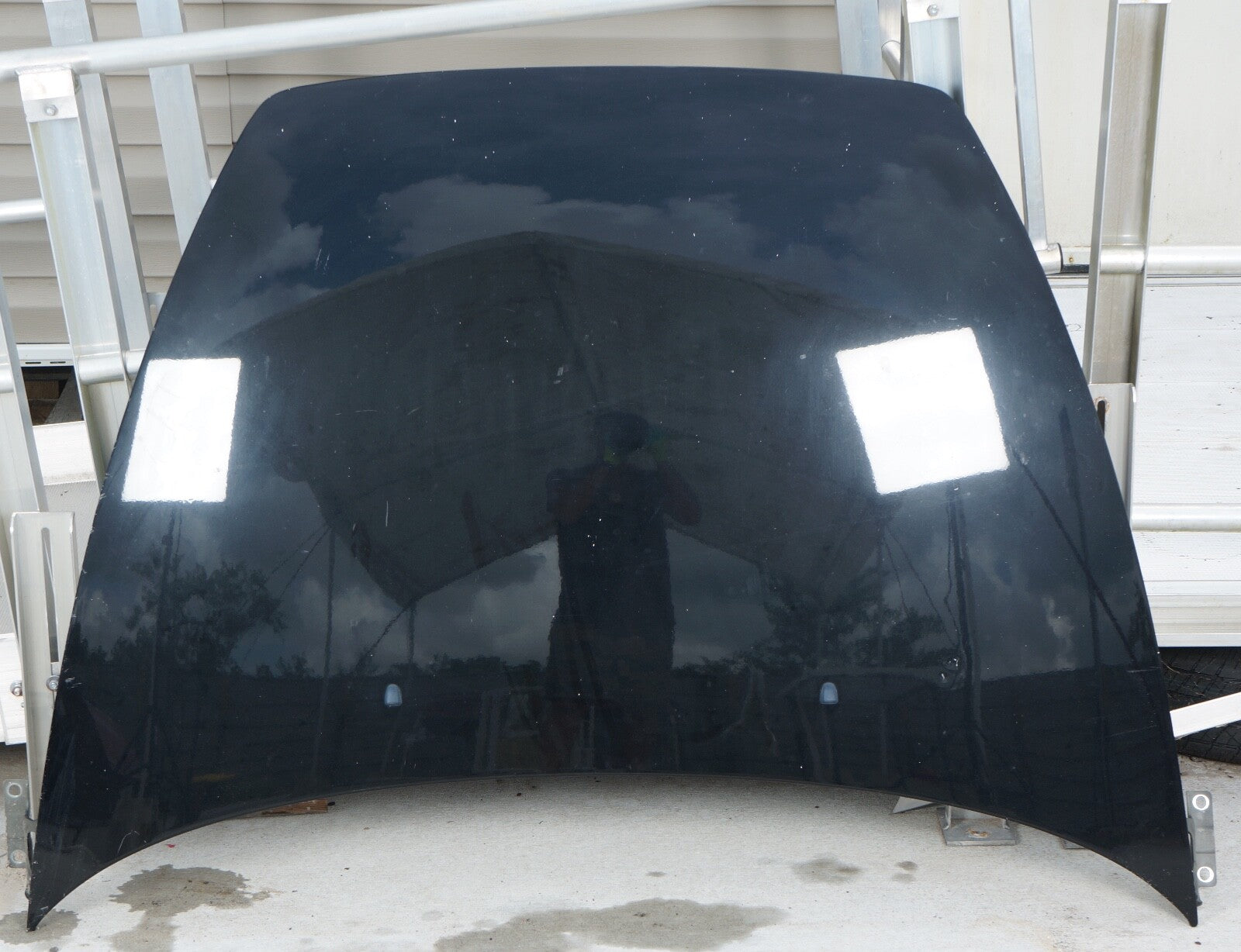 06-13 VOLVO C70 FRONT HOOD BONNET PANEL BLACK ASSEMBLY, OEM