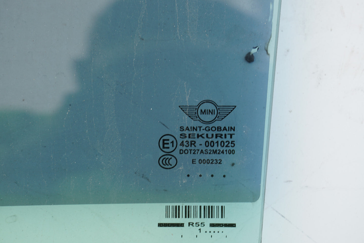 2008 - 2014 MINI COOPER CLUBMAN 2-DOOR FRONT LEFT DRIVER SIDE WINDOW GLASS OEM