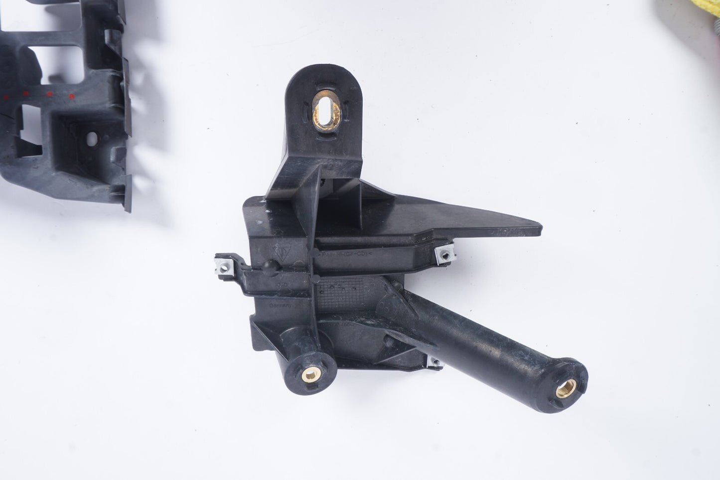 11-14 Porsche Cayenne Rear Right Pass Side Bumper Support Bracket Set Of 3 OEM
