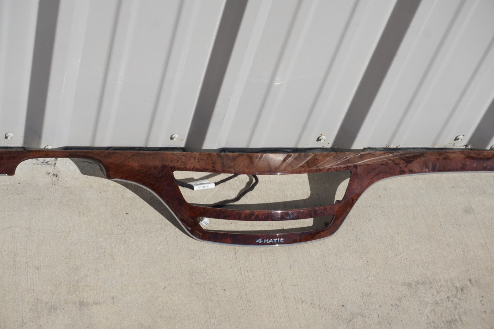 10-13 Mercedes W221 S400 S550 Center Dashboard Dash Trim Molding Wood OEM
