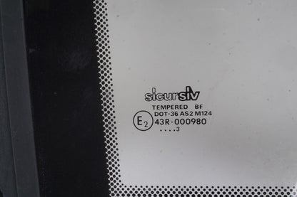 1987 - 1993 Cadillac Allante Rear Left Driver Side Quarter Window Glass OEM