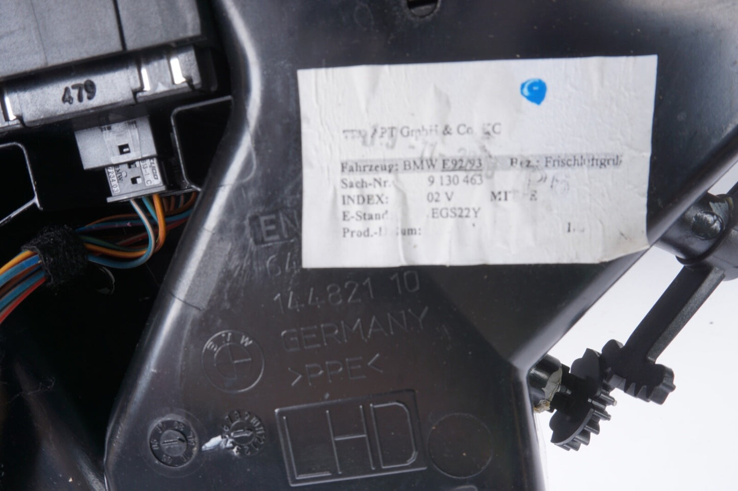 2007-2013 BMW 335I E92 E93 DASHBOARD CENTER AIR VENT W/ MOLDING & SWITCHES OEM