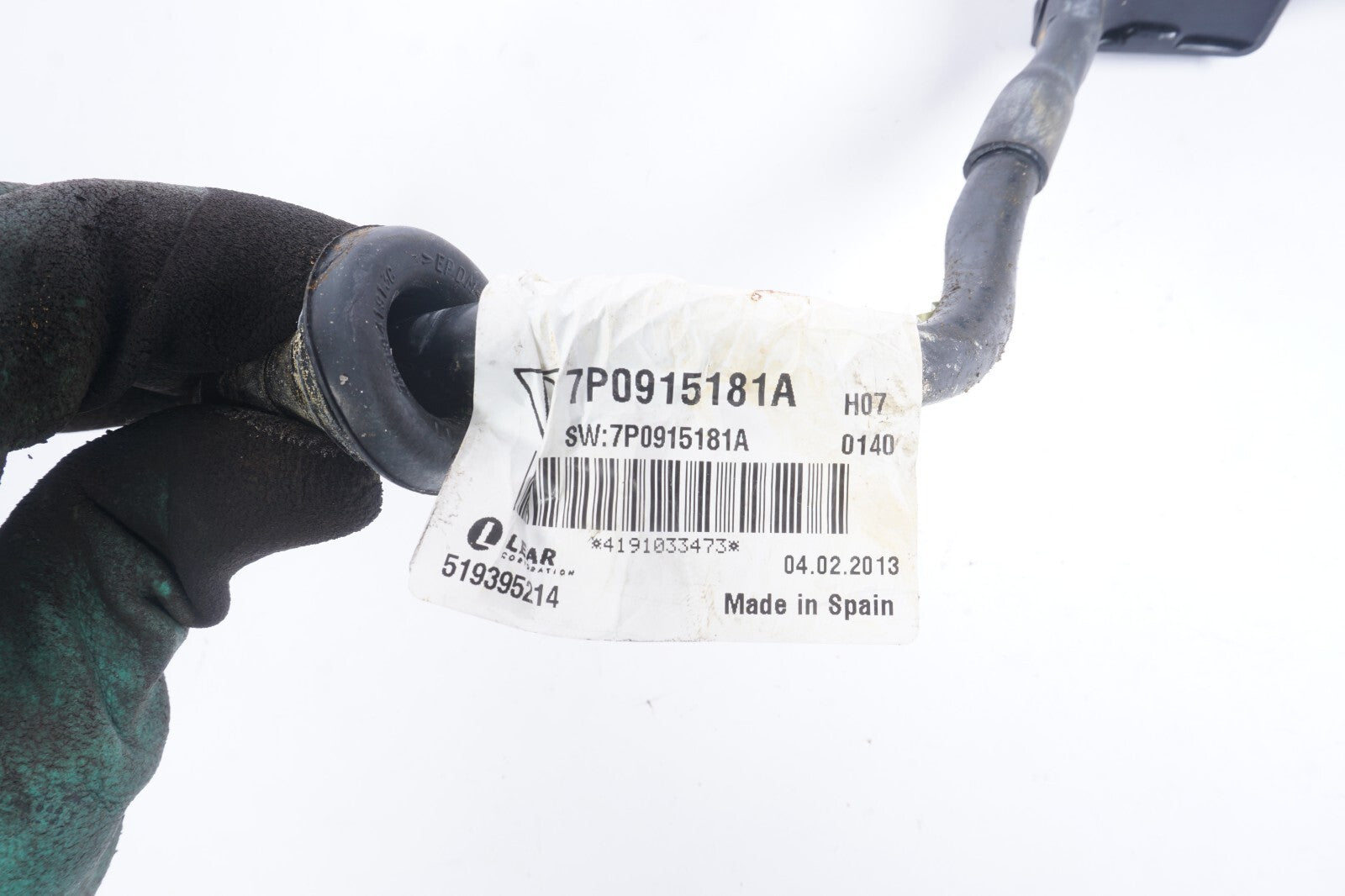 11-18 Porsche Cayenne 958 Negative Battery Cable 7P0915181A OEM
