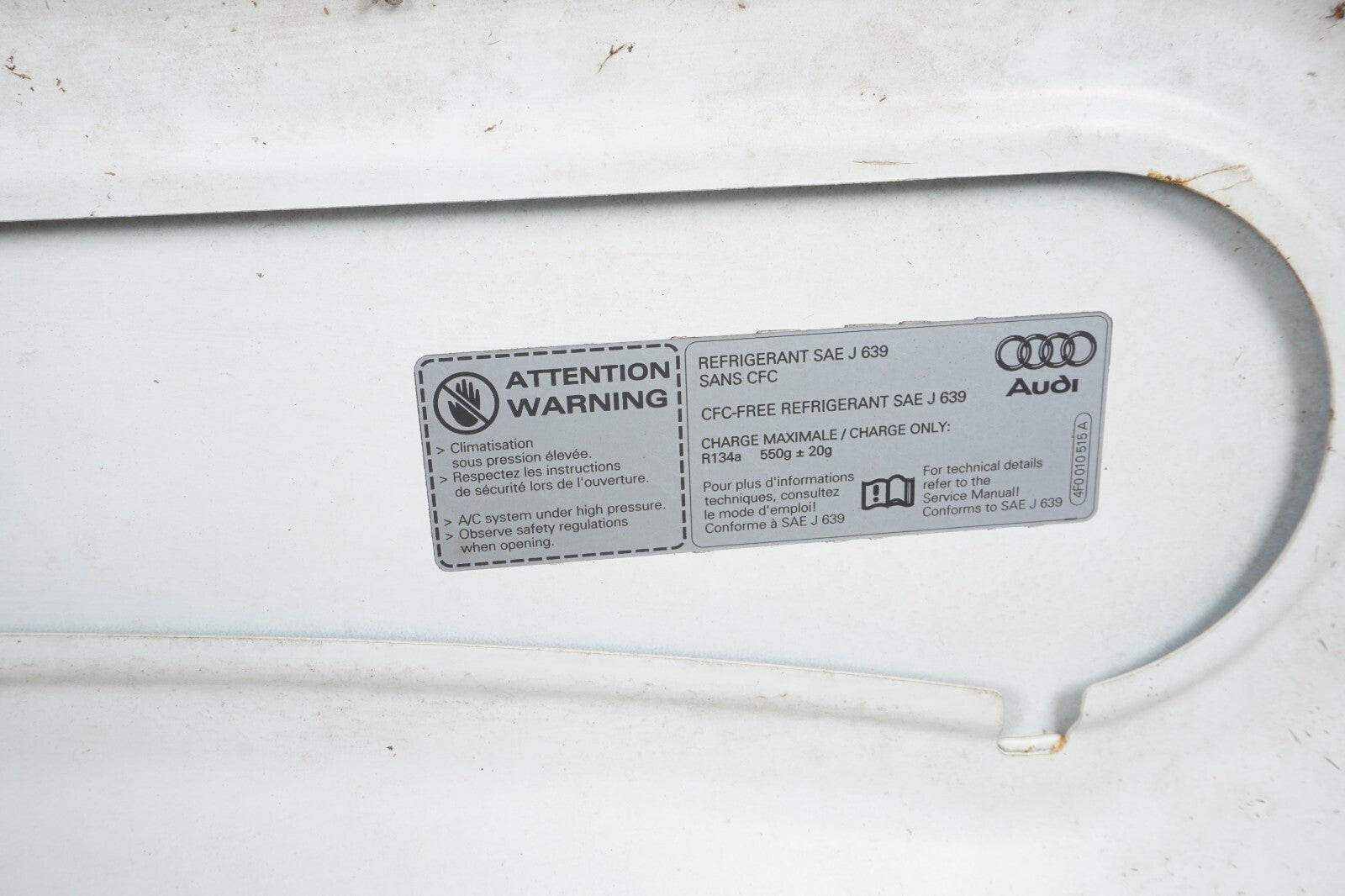 2005 - 2011 Audi A6 Hood Bonnet OEM