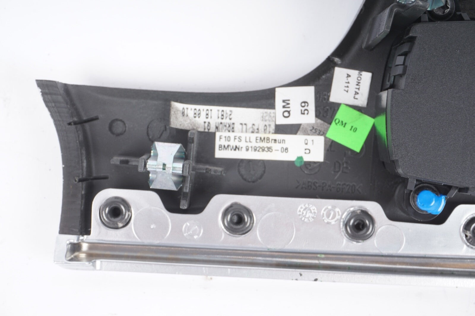 2011-2016 BMW 550i 535I 528I HEADLIGHT LAMP SWITCH CONTROL & TRIM OEM 9192745