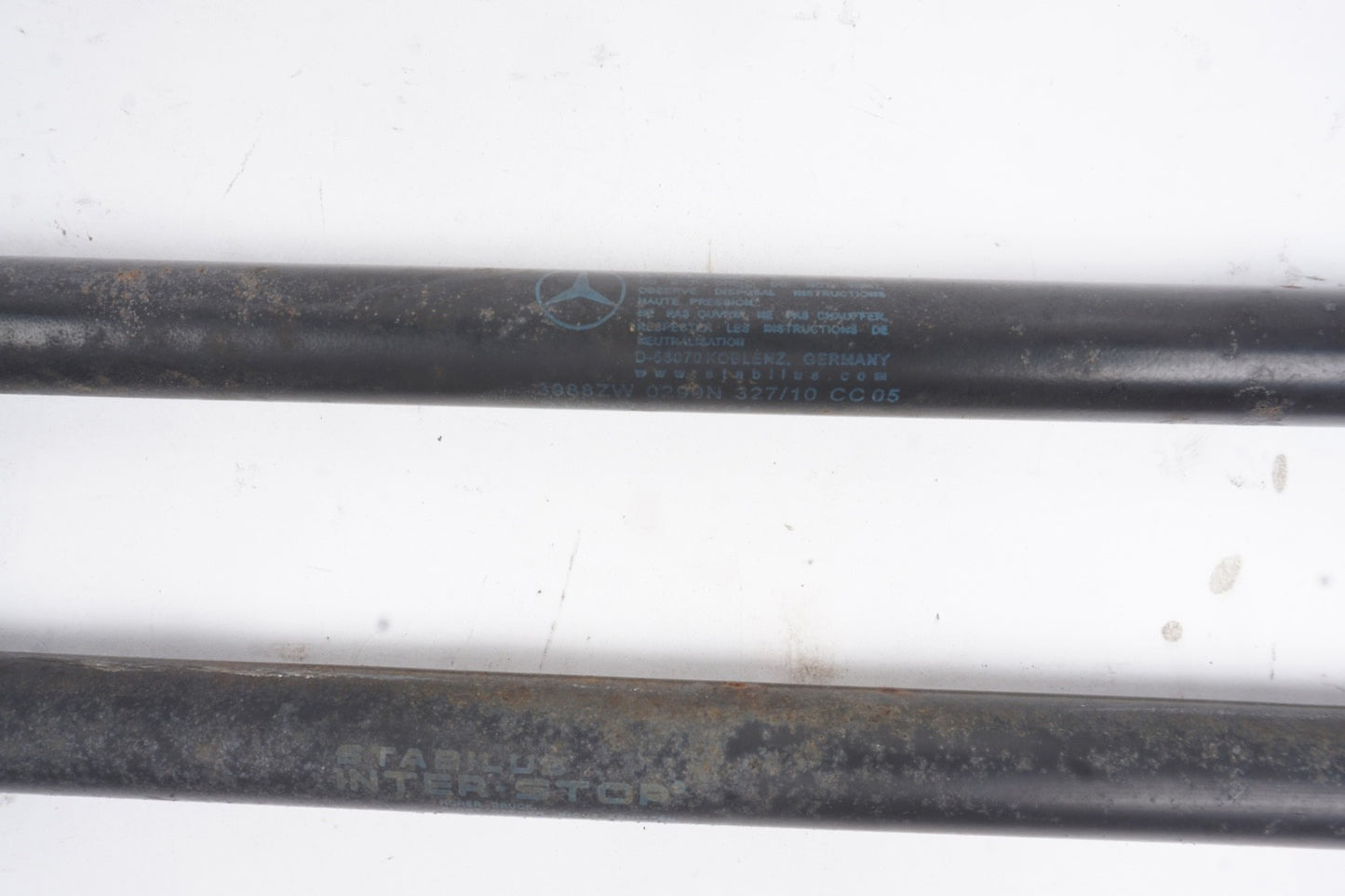 2010 - 2016 Mercedes-Benz E350 W212 Front Right & Left Hood Shock Strut Pair OEM