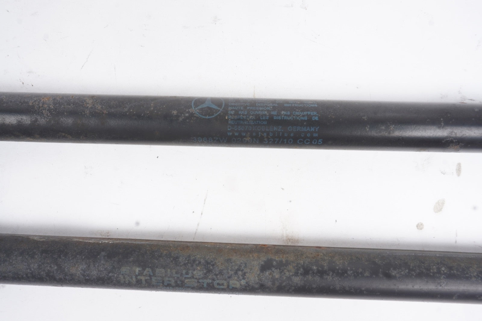 2010 - 2016 Mercedes-Benz E350 W212 Front Right & Left Hood Shock Strut Pair OEM