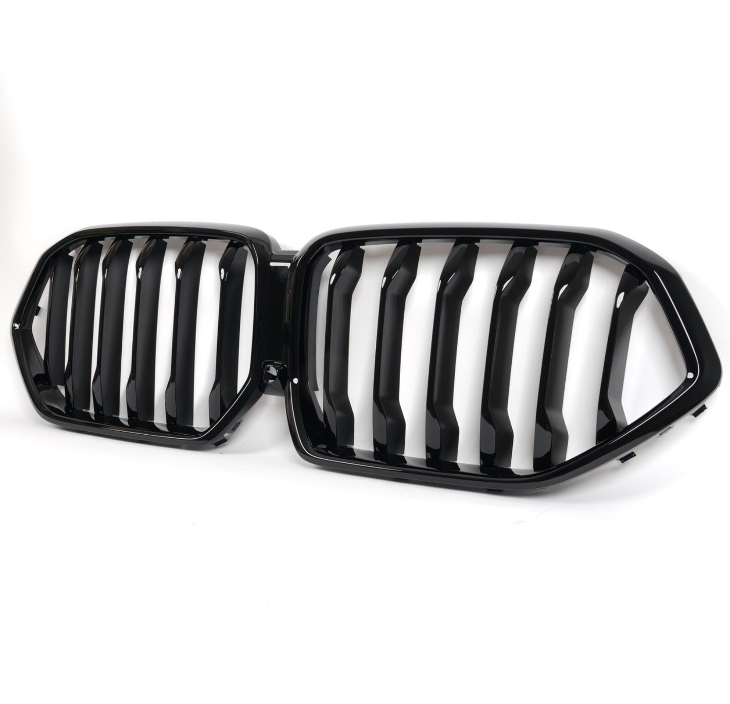 For 2020-2023 BMW X6 G06 Gloss Black Single Slat Front Kidney Grill Grille