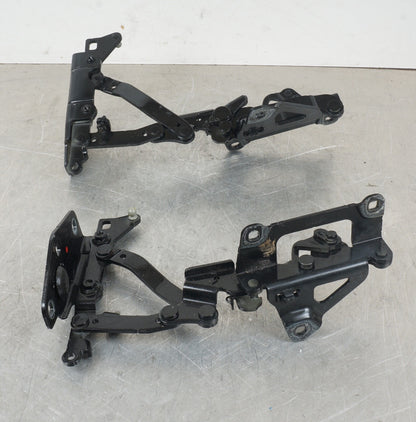 2013-2020 MERCEDES SL CLASS R231 - FRONT HOOD LEFT & RIGHT HINGES PAIR BLACK OEM
