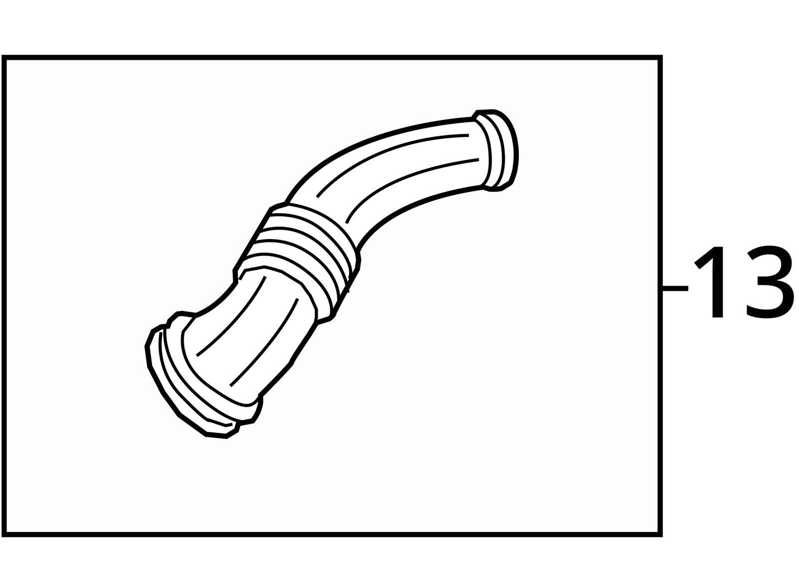 2011 - 2014 Audi A8 Air Intake Pipe Hose OEM 4H0129616M D