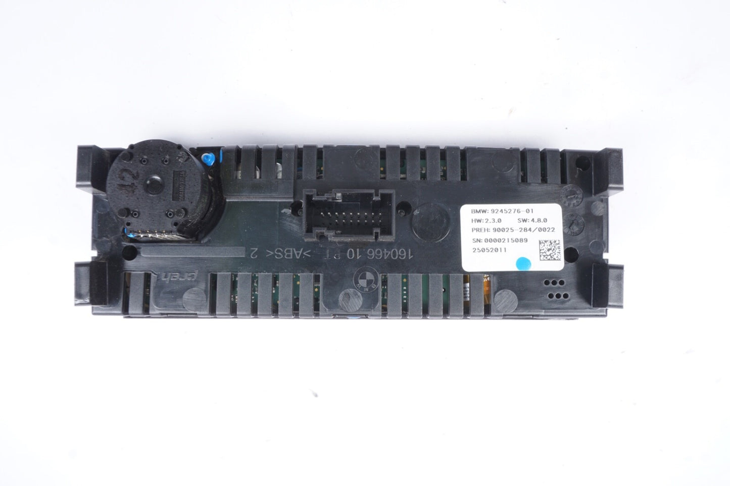09 10 11 12 13 14 15 BMW 750i Rear Heater AC Climate Control Panel 9245276